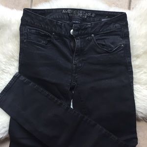 American Eagle Black Skinny Jeans